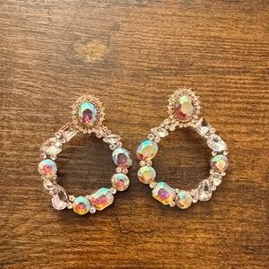 Dazzling Multicolor Crystal Earrings